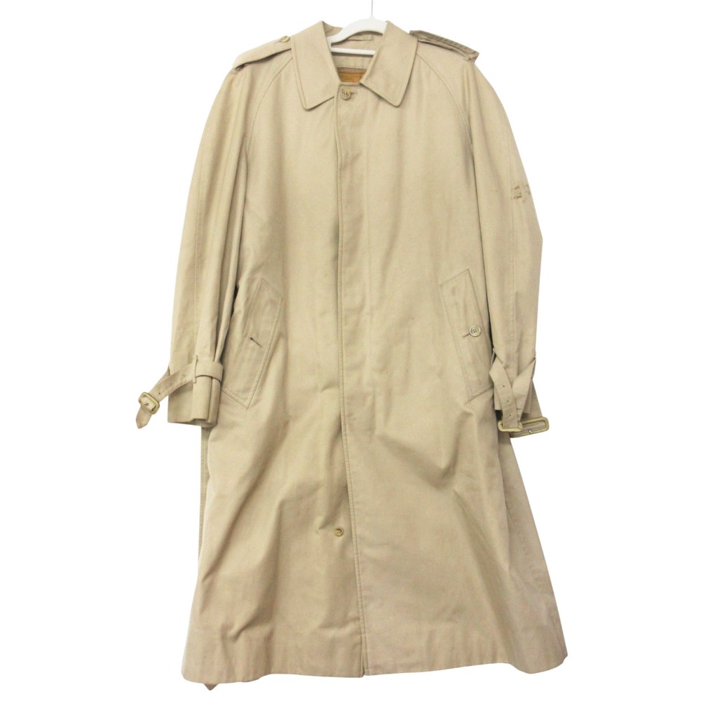 Vintage Burberrys バーバリーズ トレンチコート ジャケット ロング丈 ノバチェック ライナー付き アウター ベージュ メンズ 【中古】