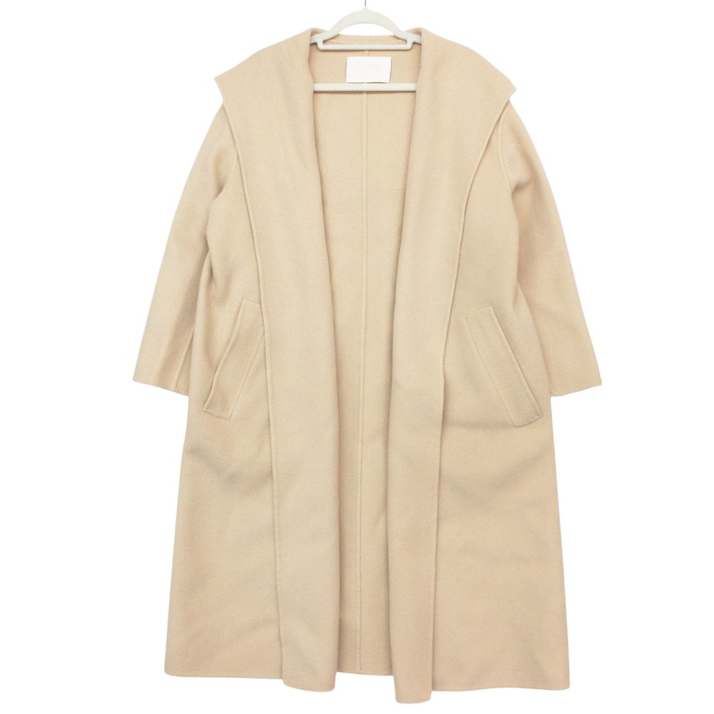 Ballsey ボールジー ウール フーデッド ロング コート アウター 長袖 11-08-75-08302 34/XS ベージュ レディース 【中古】 6,450円