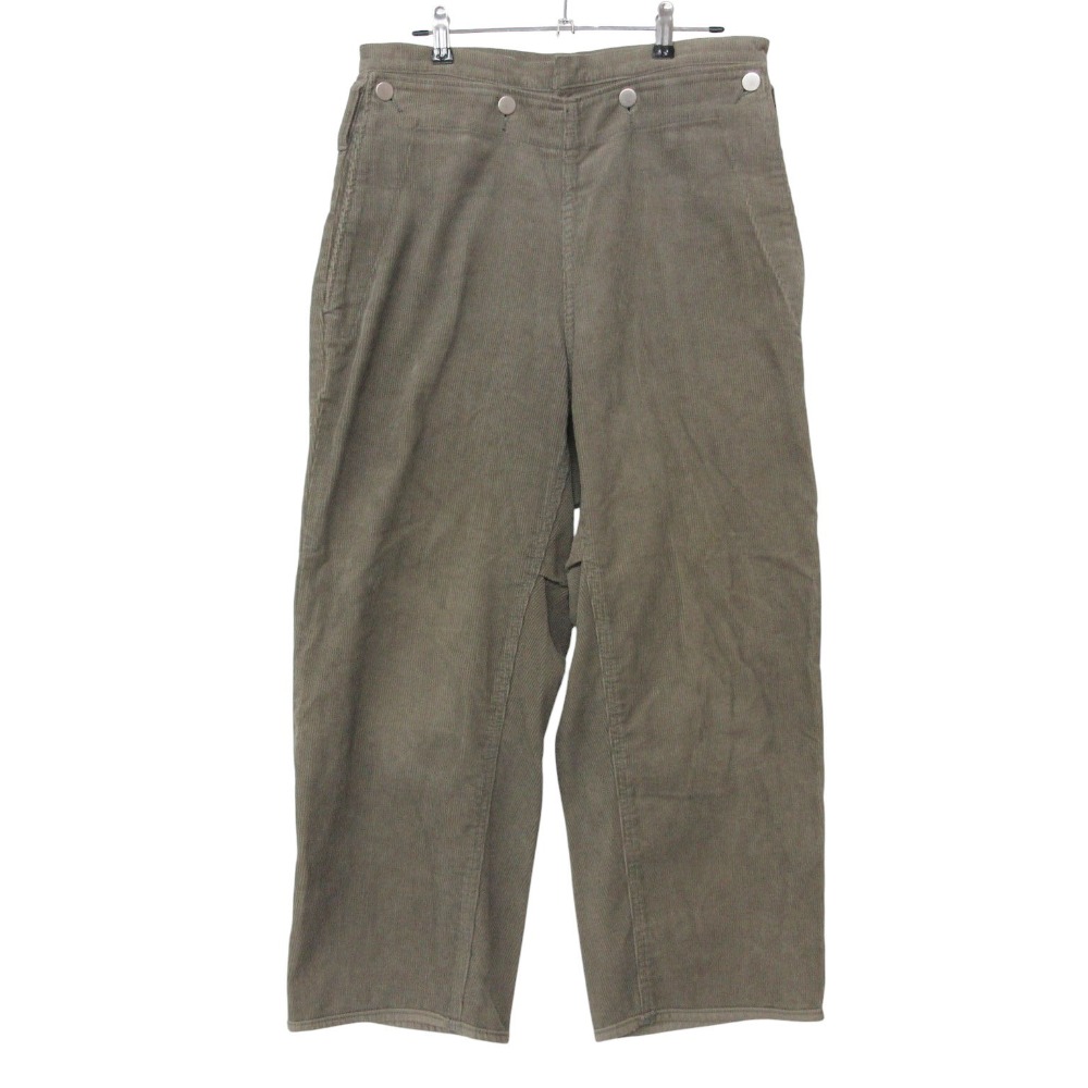 TUKI ツキ 原田服飾研究所 Type3 corduroy コーデュロイ パンツ ワイド 細畝 コットン ボトムス 1/S グレージュ メンズ 【中古】 13,725円