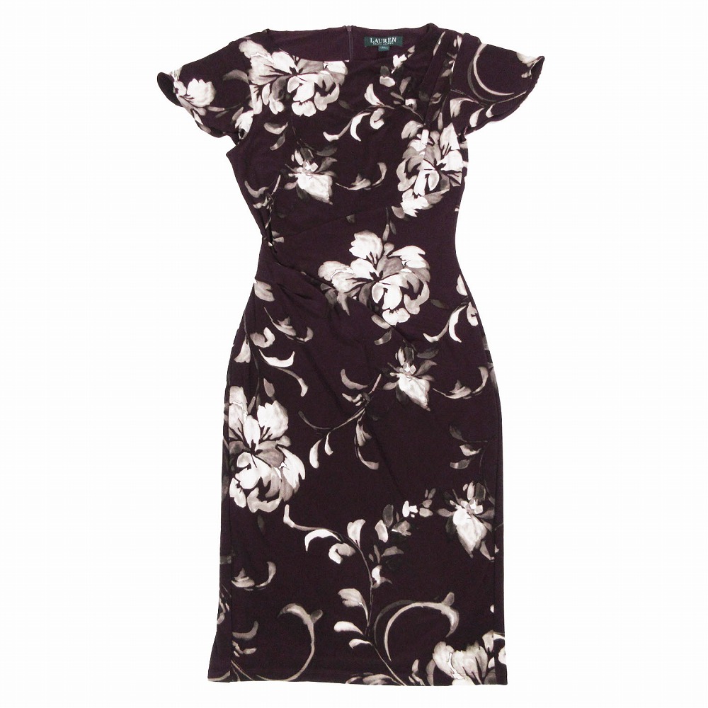 【極美品】ローレンラルフローレン ドレープ ボタニカルドレス ワンピース 花柄 楽天市場】LAUREN RALPH LAUREN ローレンラルフローレン ドレス