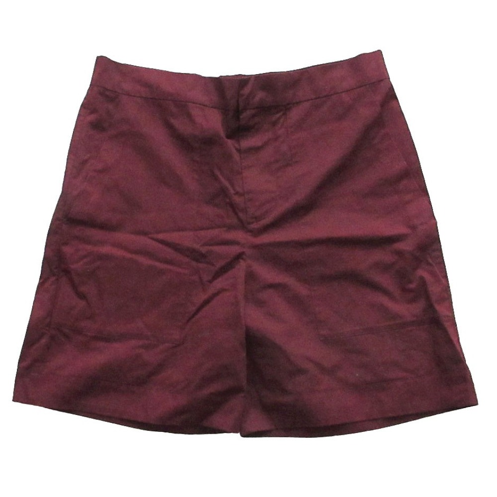 MARNI マルニ 13AW コットン ハーフパンツ ボトムス ワインレッド サイズ38 M レディース 【中古】