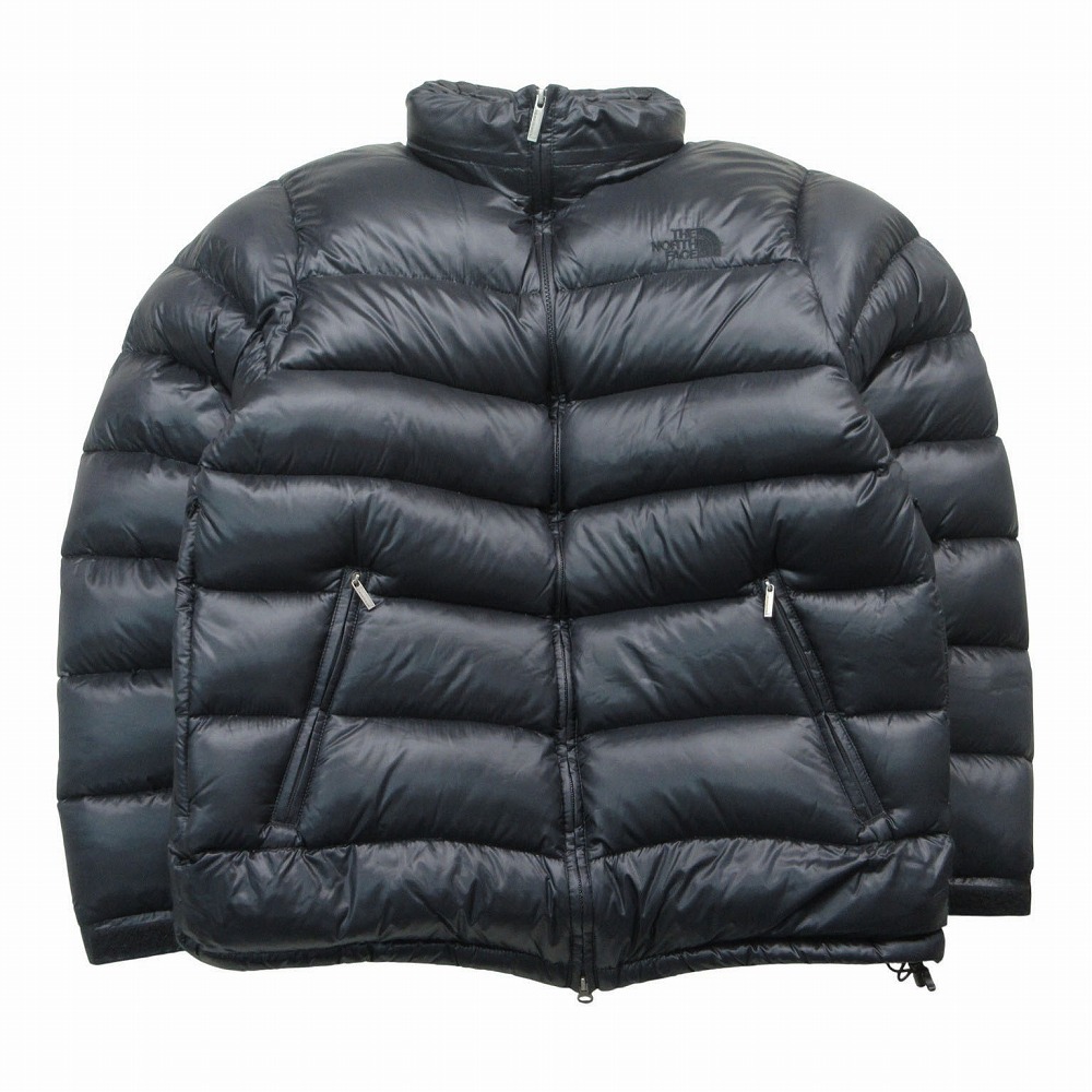 良品 THE NORTH FACE ノースフェイス ダウン ジャケット コート ナイロン ND18603 METRO DOWN JACKET M ブラック メンズ 【中古】|コムレイドバージ店