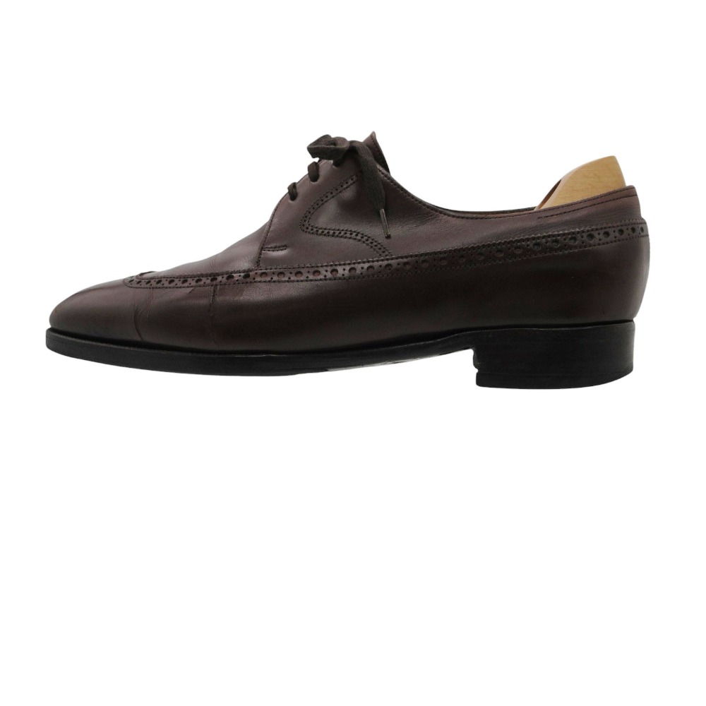 John Lobb ジョンロブ ドレスシューズ YORK ヨーク Uチップ レザー ダークブラウン 8.5 27cm メンズ 【中古】