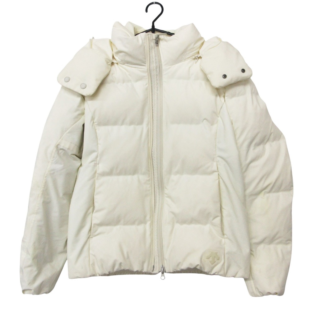 DESCENTE ALLTERRAIN デサント オルテライン 落ち込む上衣 ANCHOR 水沢落ち込む ジップアップ 上衣 アウター 白いこと M レディース 【中古】