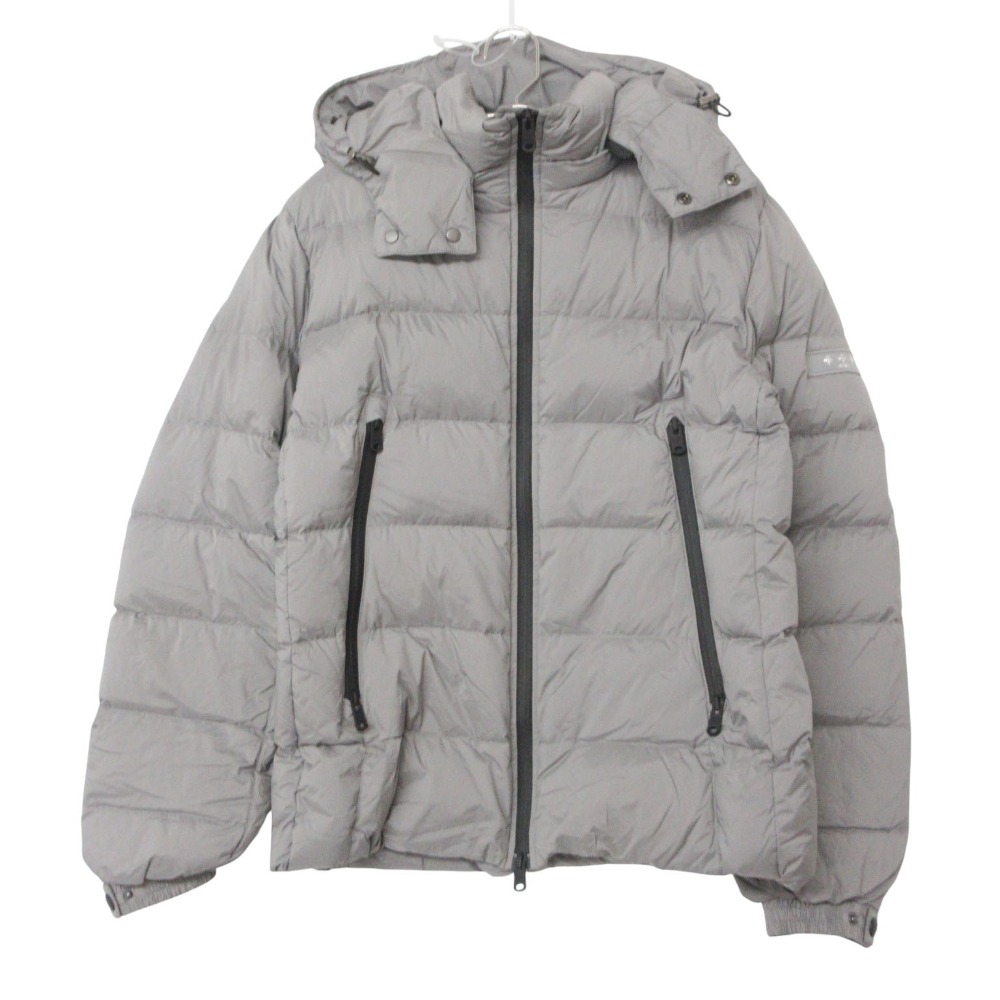 TATRAS タトラス 落ちこむ上衣 BORBORE 上衣 ジップアップ アウター ボンネット付  薄墨色 2【M】 メンズ 【中古】