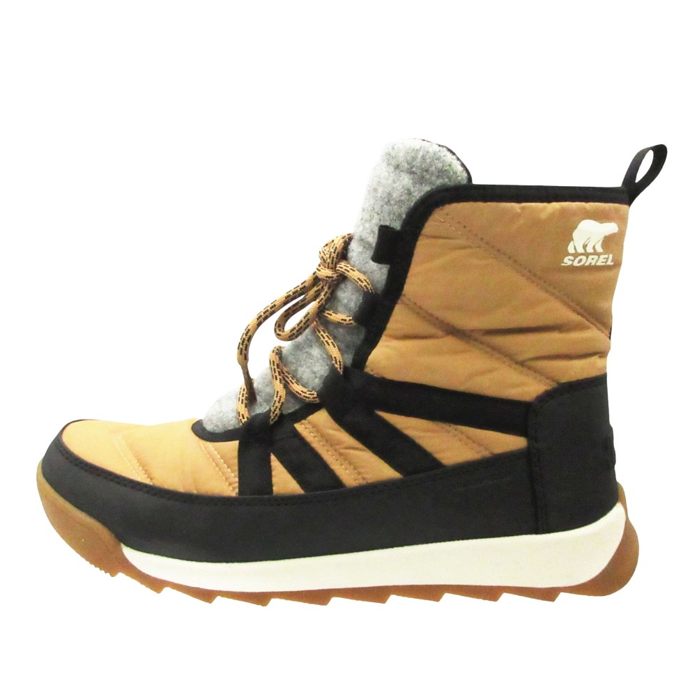 SOREL ソレル ブーツ 心地好いシューズ ウィットニー2足し加える スピード競技 お水校正刷り 靴 ベージュ 8.5 25.5糎 レディース 【中古】