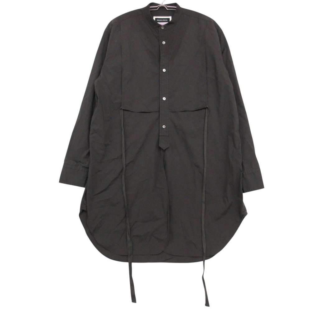 美品 16AW DIOR HOMME ディオール・オム 厚地の外套 さくら色刷り上げる 中綿 ロング厚地の外套 アウター 黒いこと 42【XS】 メンズ 【中古】