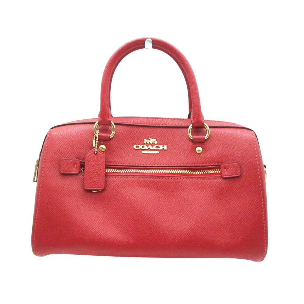 COACH コーチ職 ショルダーバッグ 置き目アン 2WAY 79946 なめし革 ミニ豆の町 嚢 赤いこと レディース 【中古】