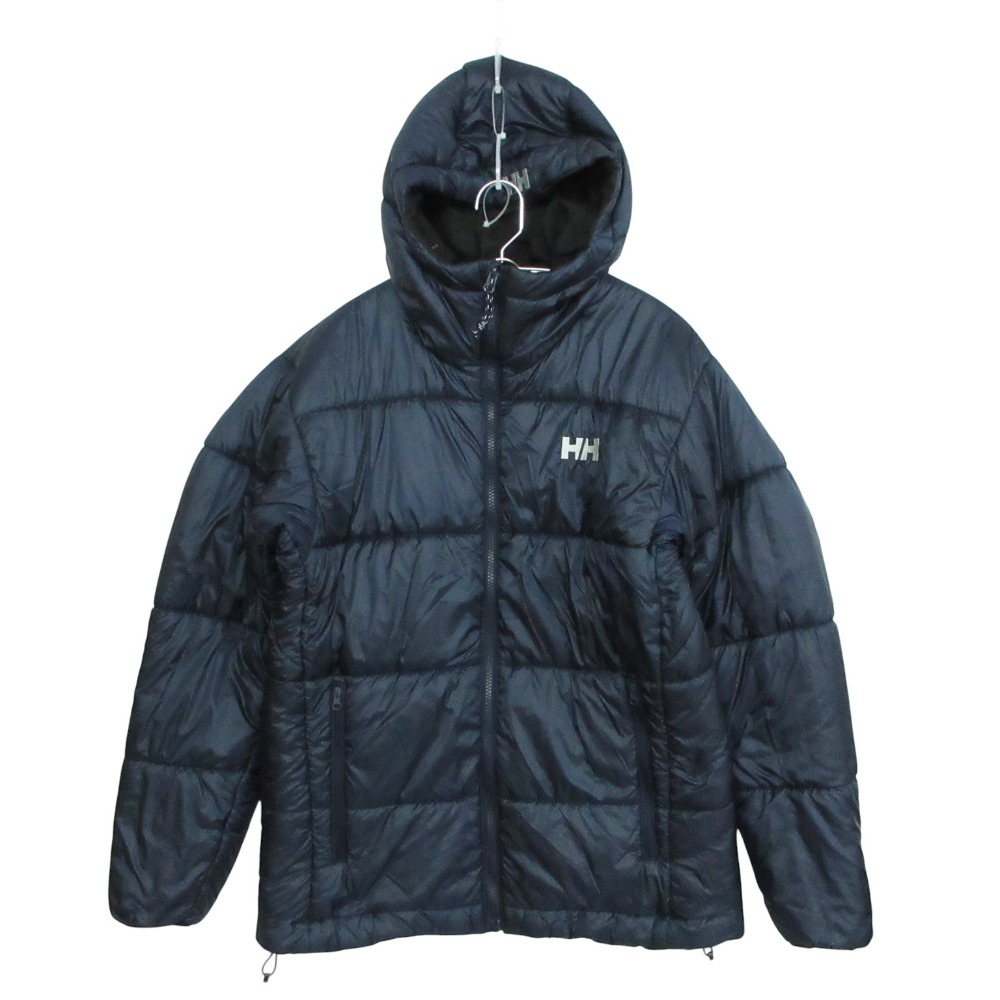 19AW HELLY HANSEN ヘリーハンセン ナイロン上衣 Sovik Insulation Jacket リヴァーシブル 中綿 ジップアップ 上衣 アウター 厚地の外套 米国海軍 M メンズ 【中古】