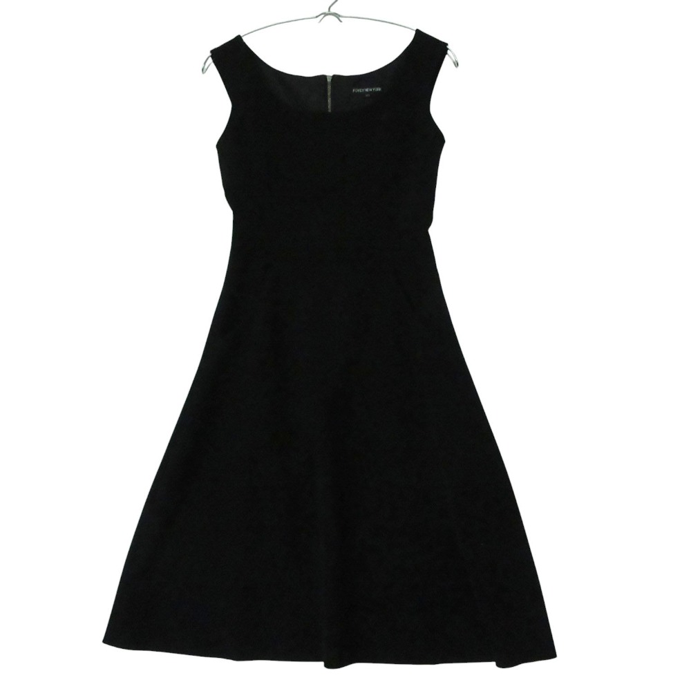 FOXEY NEW YORK フォクシー ニューヨーク州 衣裳 御召しもの レディシェイプワンピース  隠し付き添い人 ノースリーブ  黒いこと 38【M】 レディース 【中古】