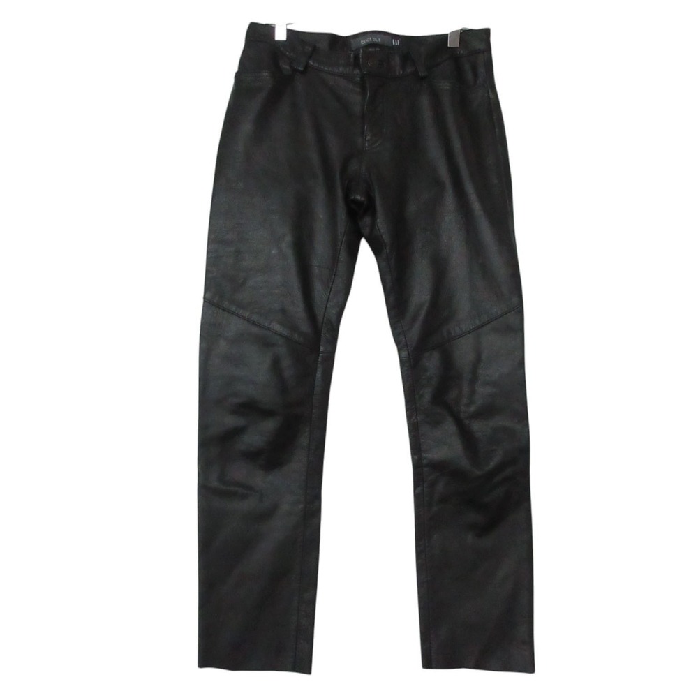 GAP すき間 OLD GAP 年寄りのすき間 ズボン下 boot but なめし革 テーパード 切り返し 黒いこと 2【M】 【中古】