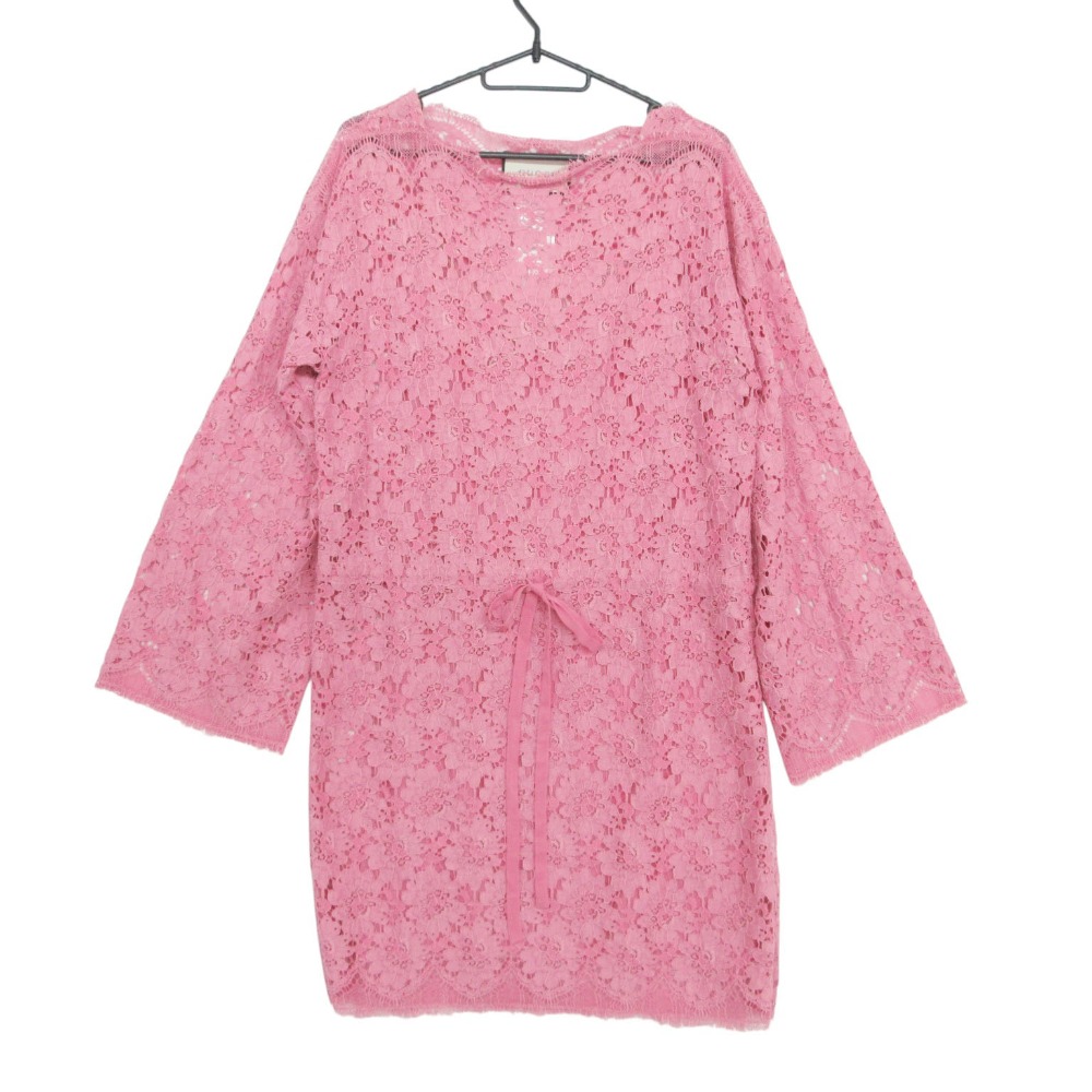 GUCCI グッチ 衣装 総スピード競技 長袖 ひざ丈 2018年 529033 ZJT76 サクラ色 36 レディース 【中古】