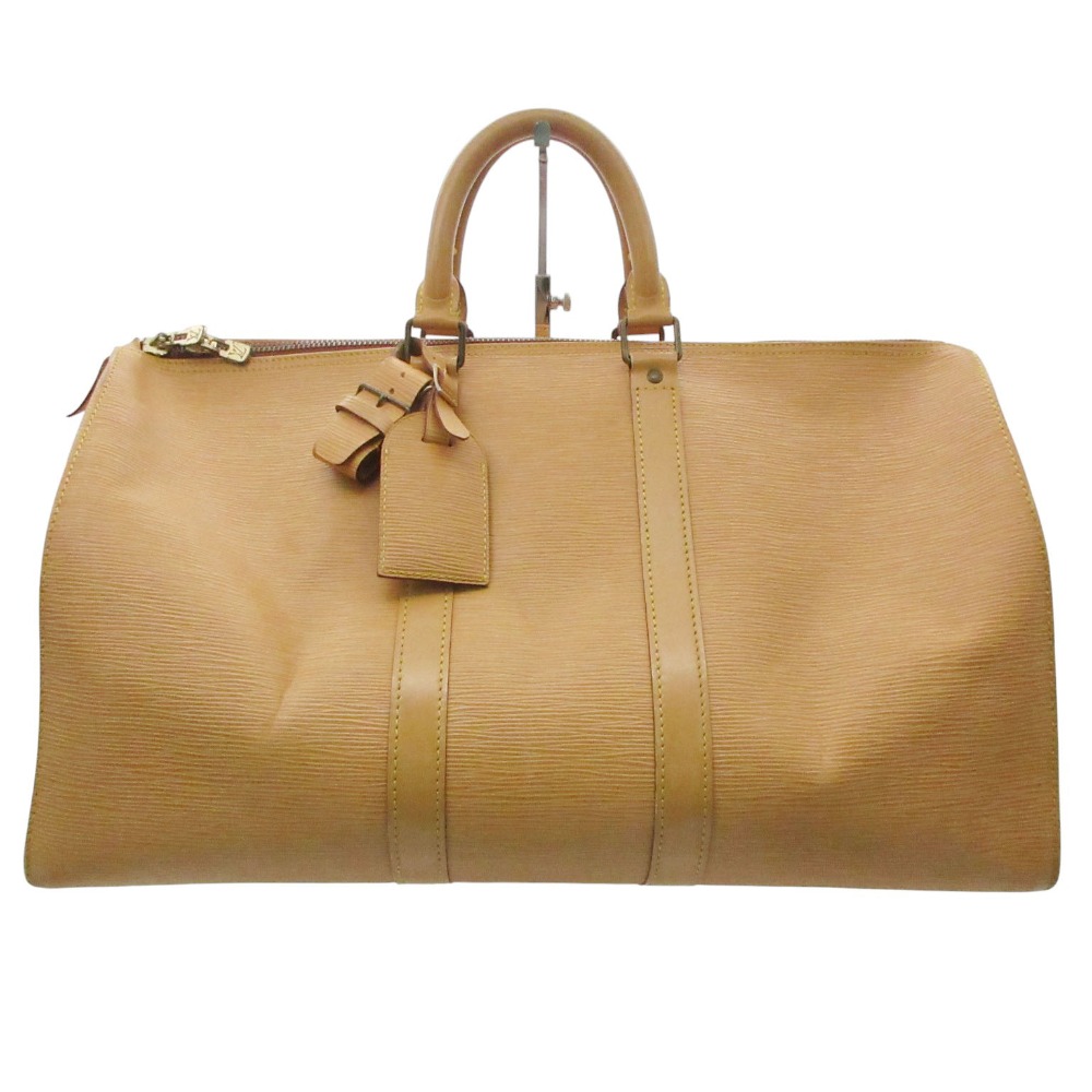 LOUIS VUITTON ルイ・ヴィトン ボストンバッグ キーポル 45 エピ ハンドバック 旅する鞄 鞄 駱駝 メンズ レディース 【中古】