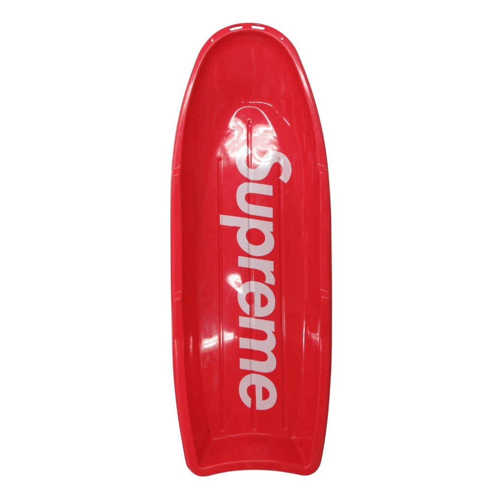 Supreme シュプリーム スポーツ用品 17AW Sled Red ロゴ プリント ソリ スノーボード 雪 ボード レッド メンズ レディース 【中古】｜コムレイドバージ店
