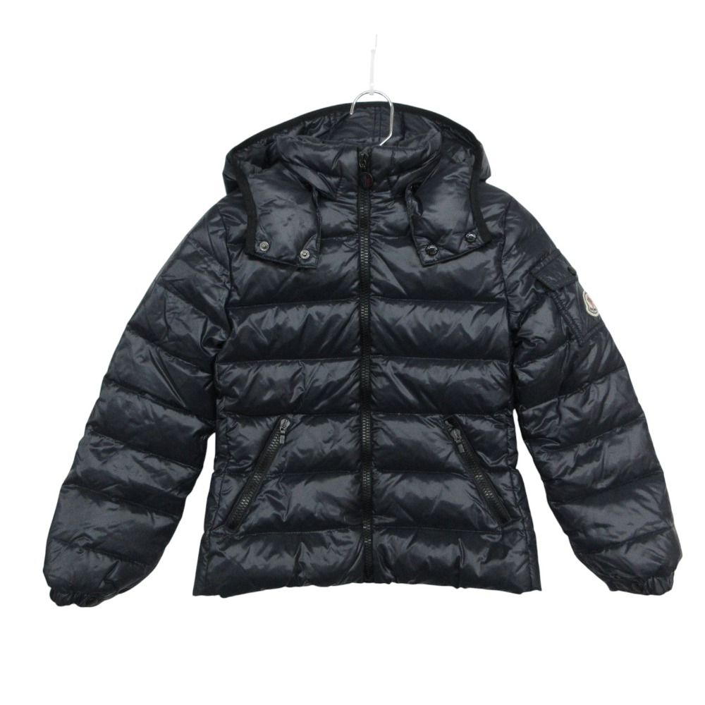 美品 MONCLER モンク線路 BADY 落ちこむ上衣 上衣 ナイロン フーデット ロゴタイプ紋章 米国海軍 8Y/130糎 【中古】