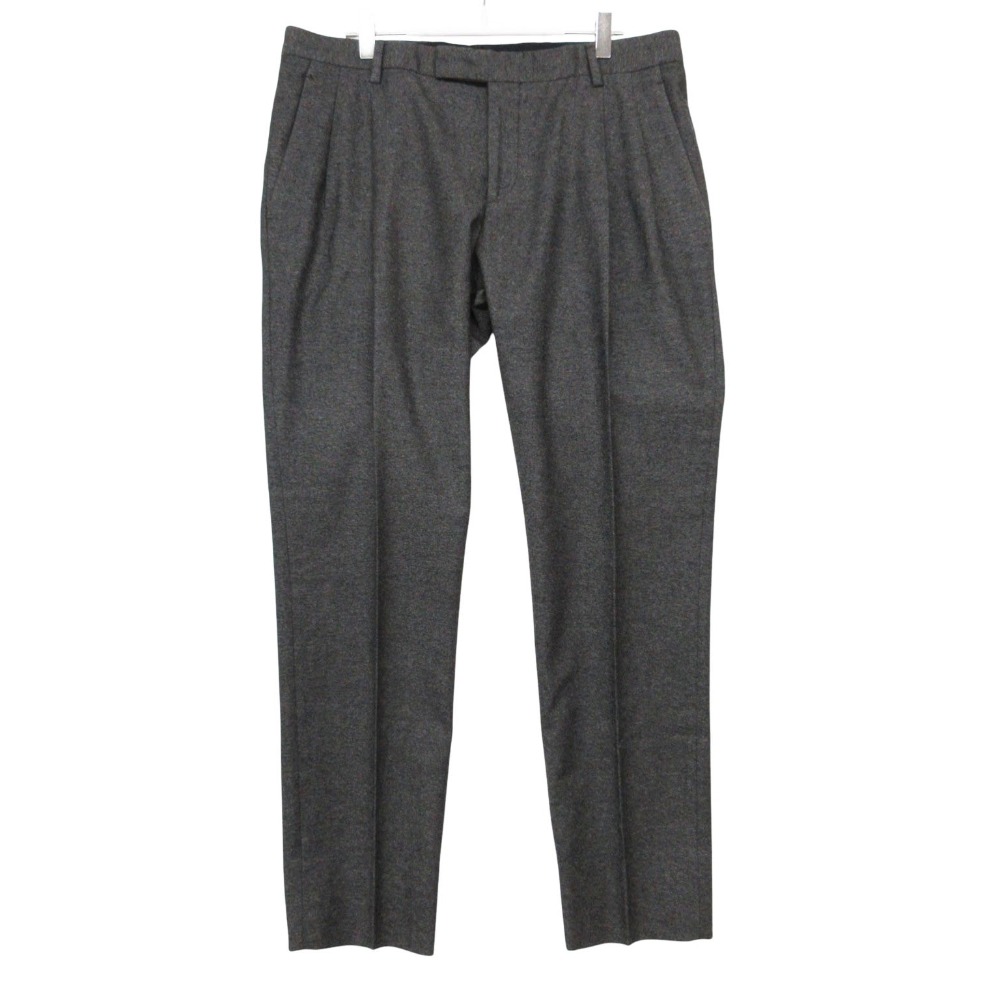 GIORGIO ARMANI ジョルジオアルマーニ パンツ スラックス センタープレス トラウザーズ ボトムス イタリア製 グレー メンズ 【中古】|コムレイドバージ店