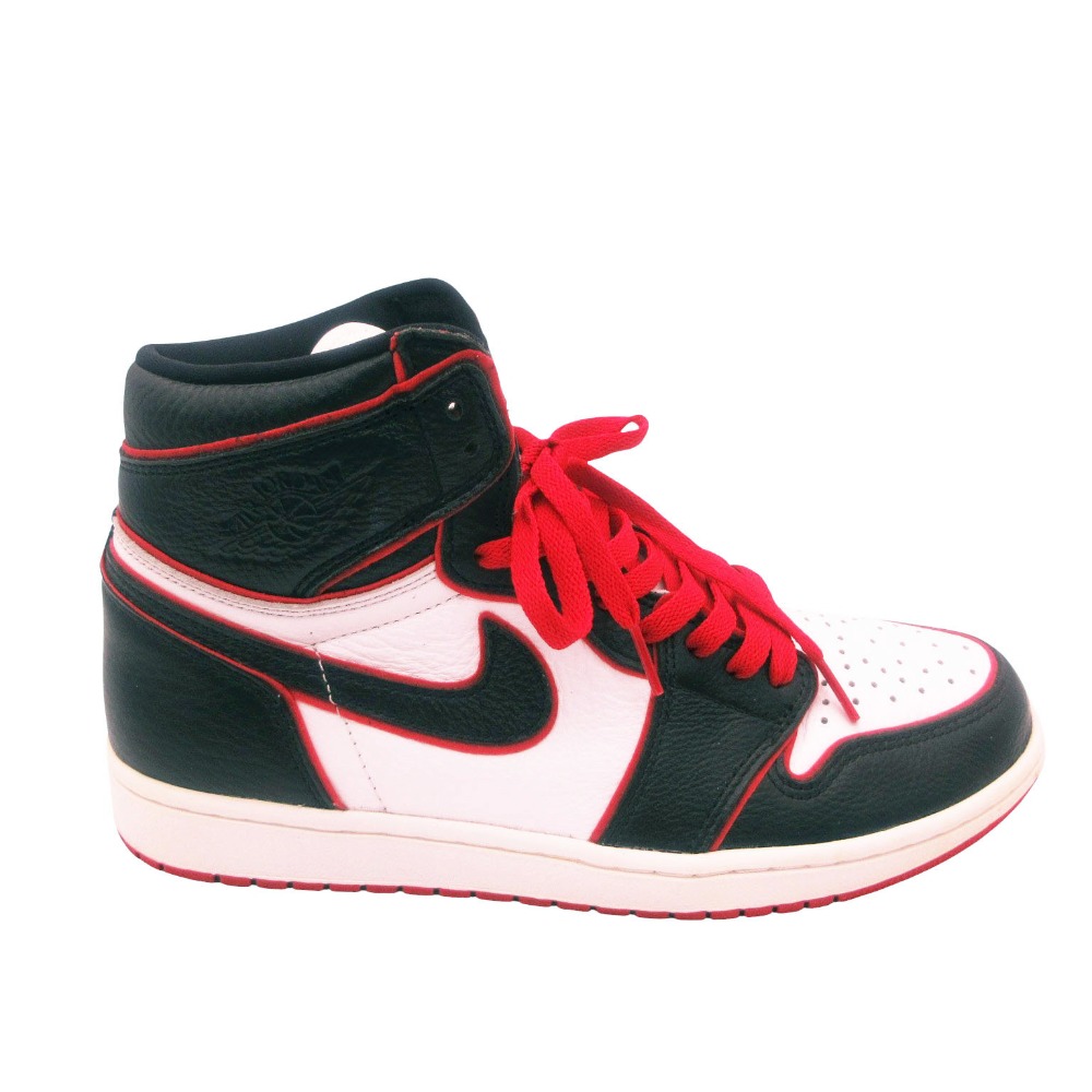 NIKE ナイキ スニーカー Air Jordan 1 Retro High OG Blood Line 靴 シューズ ハイカット レッド 10 28cm メンズ 【中古】｜コムレイドバージ店