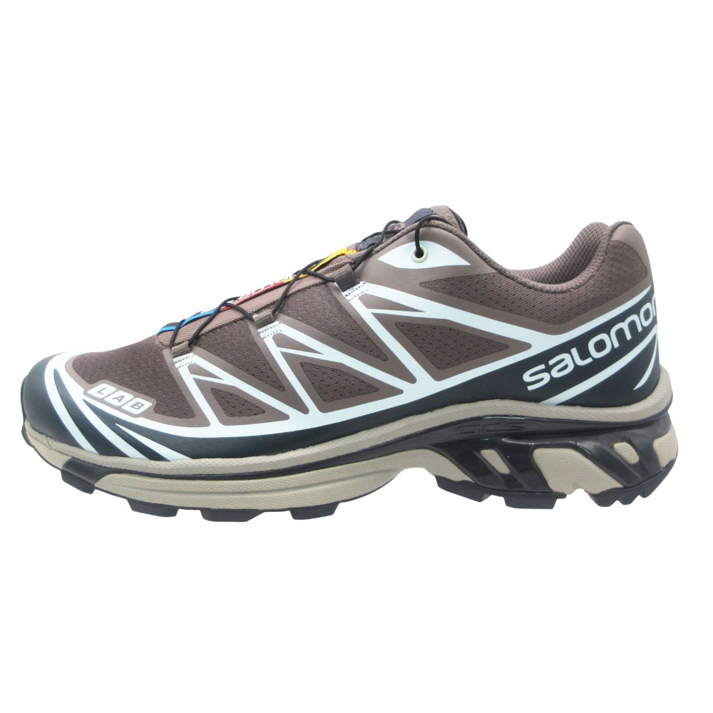 新品同様 2024年製 タグ付き SALOMON サロモン スニーカー XT-6 ロゴ シューズ 靴 グレー 10 28cm メンズ｜コムレイドバージ店