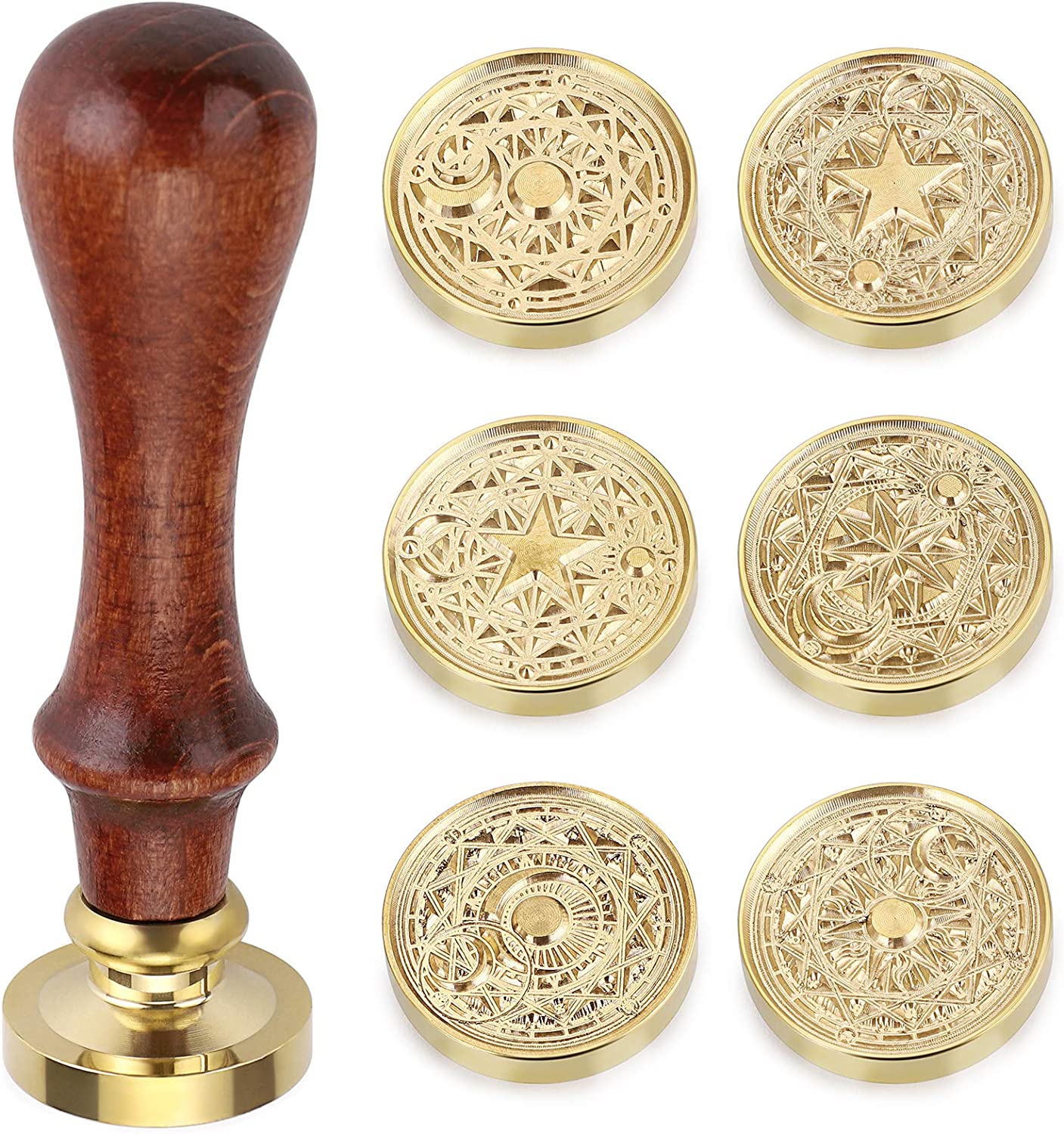 楽天市場】シーリングスタンプ 蝋封 スタンプ セット 木製ハンドル