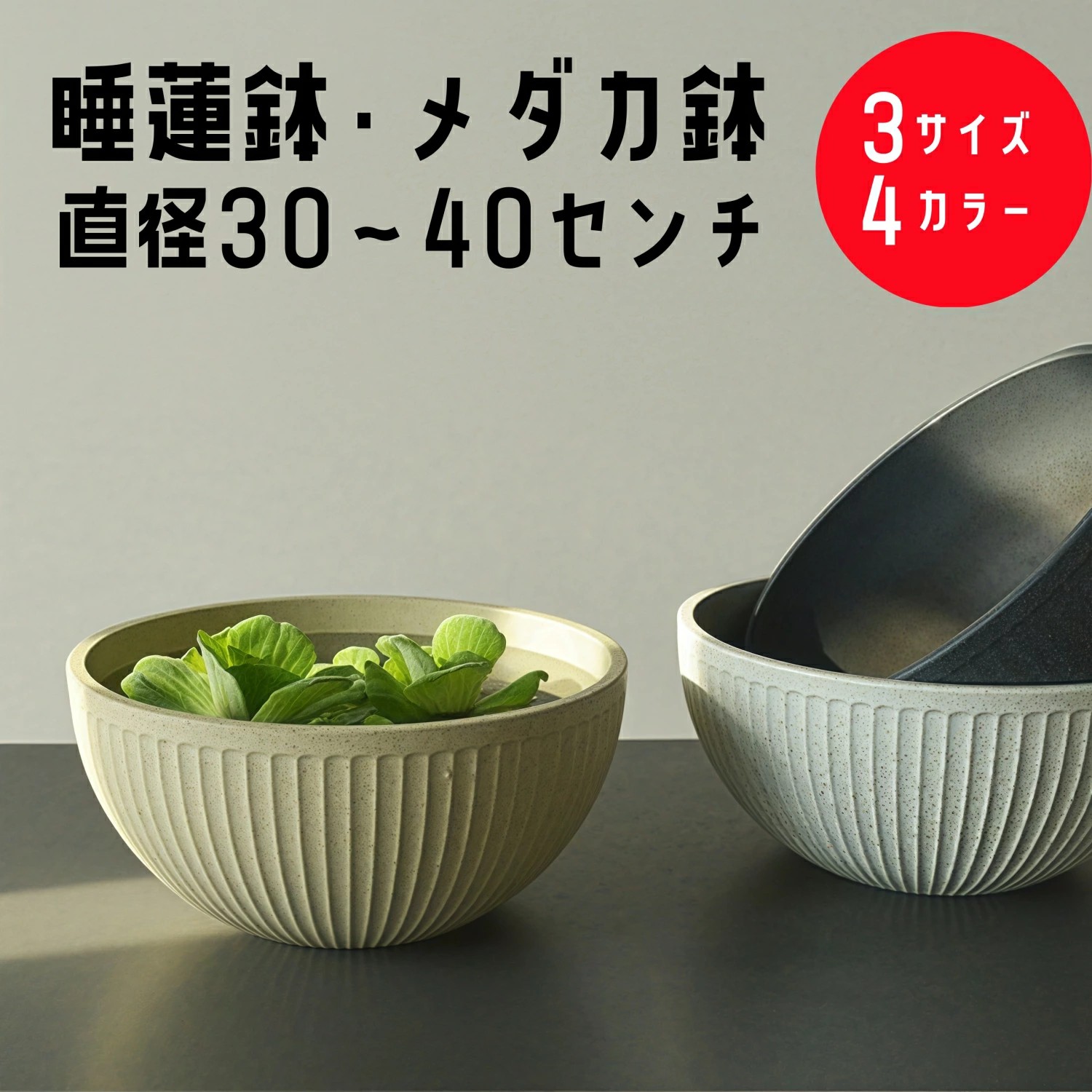 楽天市場】睡蓮鉢 スイレン鉢 メダカ 鉢 金魚鉢 軽量 植木鉢