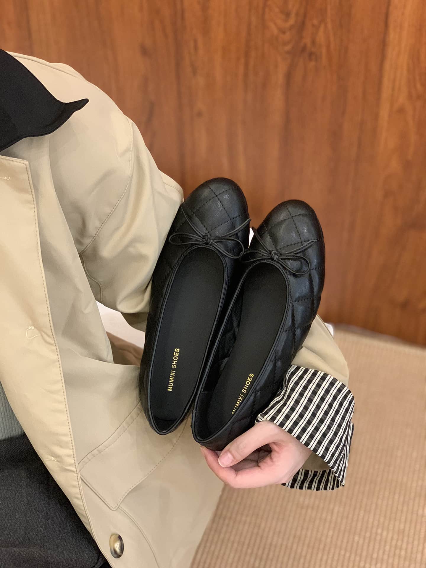 バレエシューズ レディース ぺたんこ パンプス キルティング 切り替え 柔らかい 痛くない 歩きやすい フラットシューズ ローヒール リボン ラウンドトゥ 通勤 通学 卒業式 入学式 冠婚葬祭 カジュ