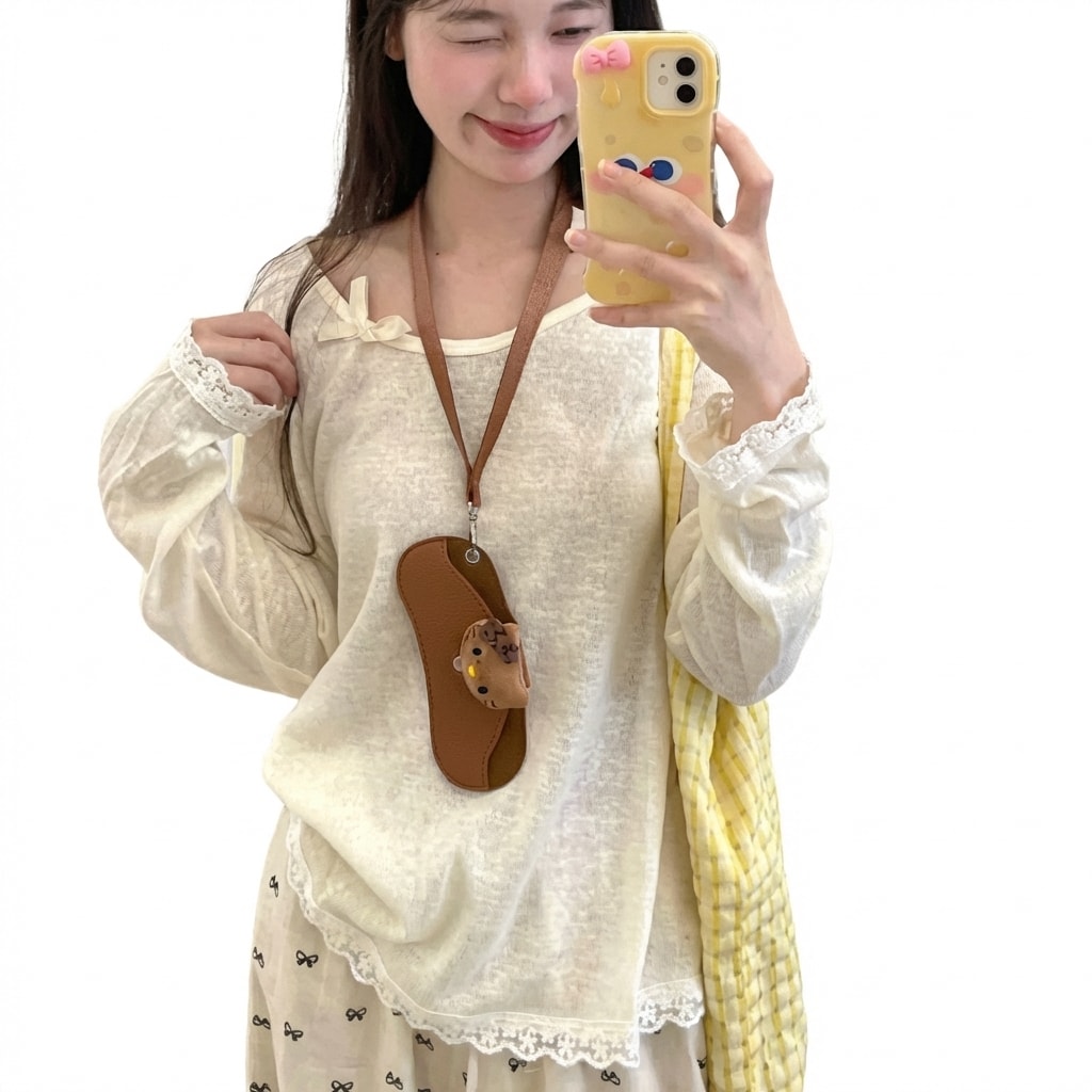 ロンT レディース 長袖 トップス 裾レース リボン Uネック カットソー ゆるふわ カジュアル ガーリー 春夏 おしゃれ 可愛い 部屋着 ルームウェア 薄手 ゆったり 体型カバー