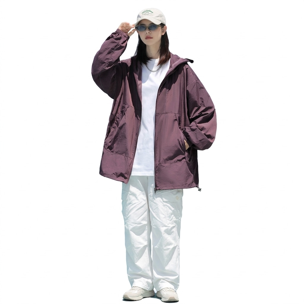 日焼け止め服 ラッシュガード メンズ レディース 接触冷感 紫外線カット パーカー 長袖 フード付き つば付き フェイスガード 通気性 吸汗速乾 薄手 ジャンパー 日よけ 登山 釣り 自転車 運動 ア