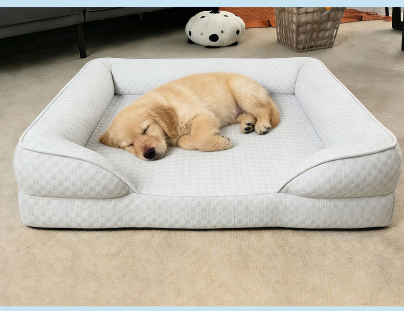 ペットベッド 接触冷感 ひんやり ソファー 涼感マット ふわふわ メッシュ 通気性 犬猫兼用 フラット 猫 夏用 犬 ソフト マット 床 寝具 スリープマット 涼しい 暑さ対策 清涼感