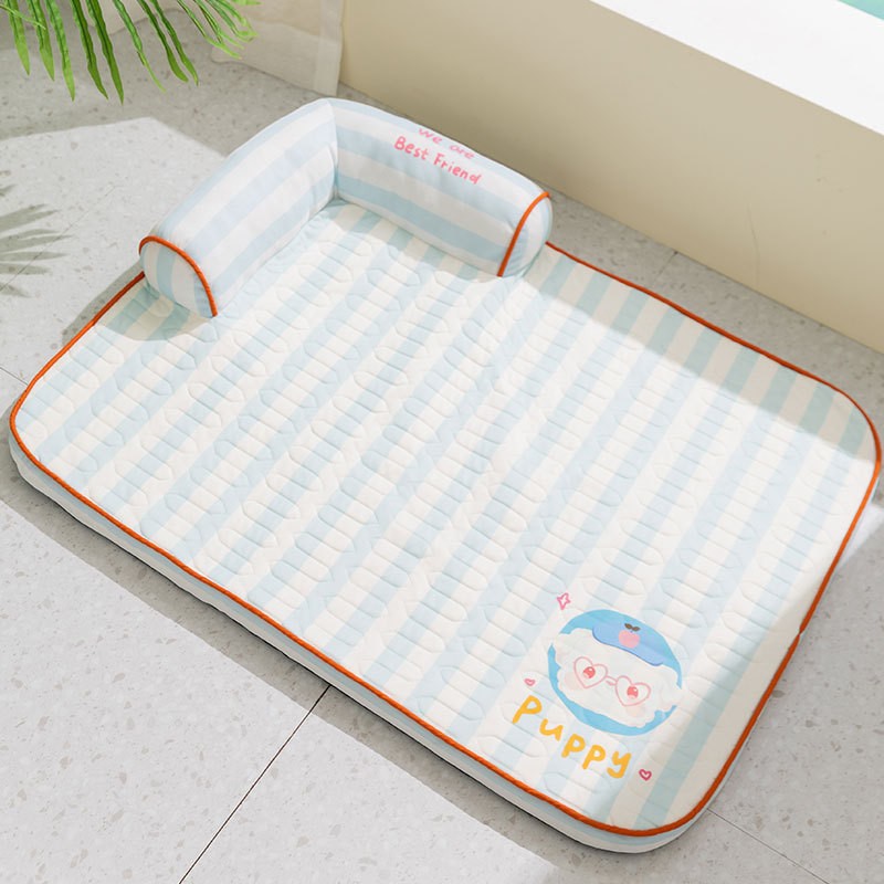 猫ベッド 犬用 ペットベッド 夏用 ひんやり 冷感 クールマット 接触冷感 洗える 通気性 ラテックス メッシュ 涼しい 室内用 柔らかい ふわふわ 滑り止め 可愛い フルーツ柄 暑さ対策