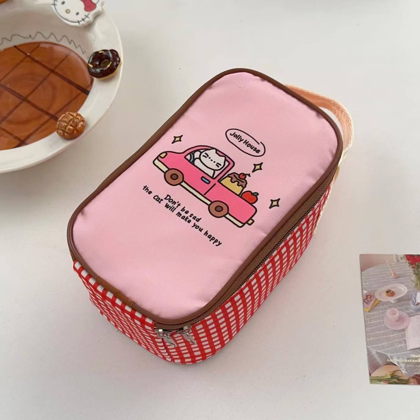 筆箱 小学生 女の子 大容量 かわいい 収納バッグ 手提げ ポーチ キャラクター 文房具入れ 学習 塾 通学 遠足 小物入れ 整理 持ち運び 便利 軽量 丈夫 可愛い 筆入れ ペンケース キッズ 子ど
