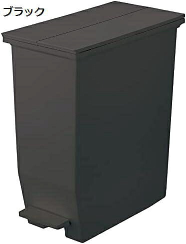 ゴミ箱 ふた付き ペダルダストボックス 35L ブラック 大容量 外置き 消臭 匂わない 密閉 キッチン リビング｜Nartooston
