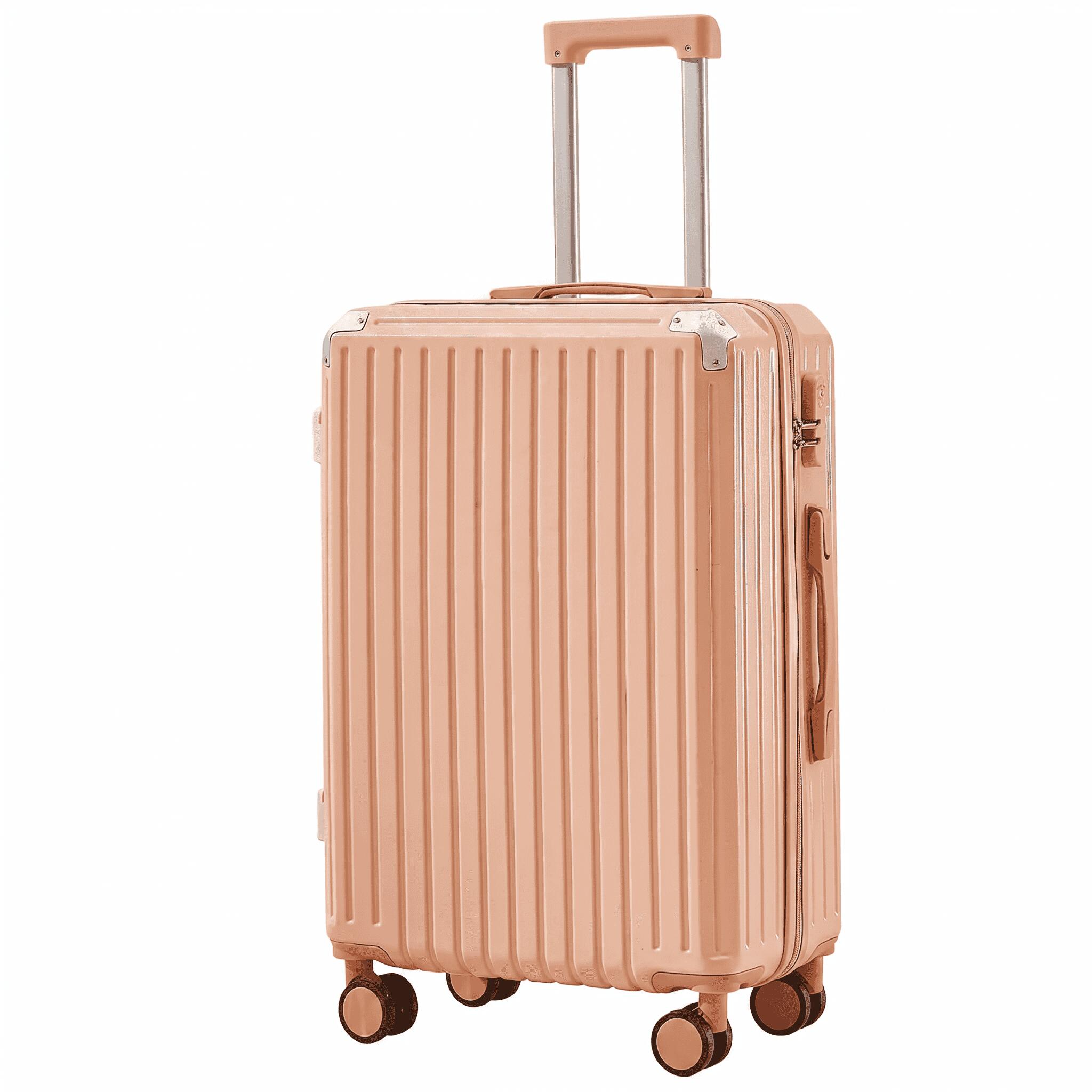 旅行バッグ 持ちはこび入れもの 旅する御徒面子 レディース メンズ 軽さ 耐衝撃 静音 ダブルキャスター 手ごわい 行楽 外国で旅する 出張 卒旅する 格好のいい 分かりやすい 縦縞 ブート 旅する嚢