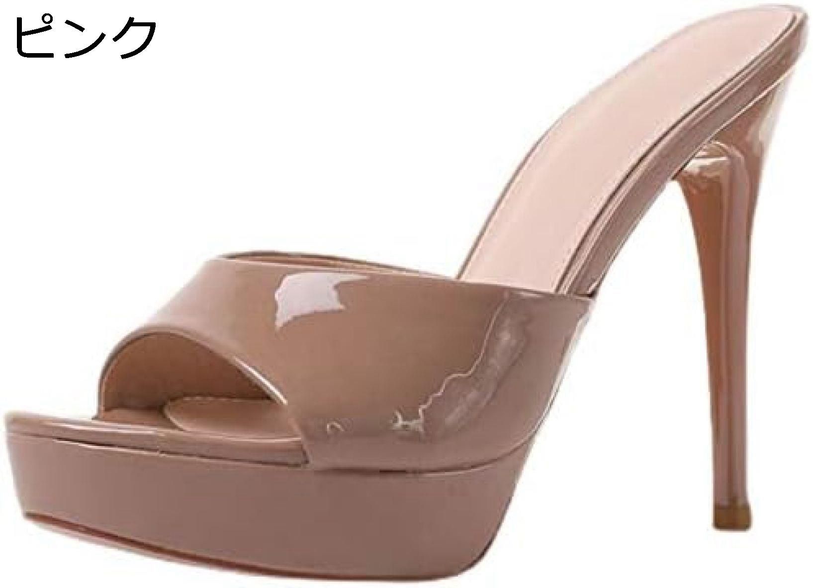 サンダル 厚底 ミュール レディース シンプル 可愛い サボサンダル ピンヒール ミュール カジュアル ファッション 美脚 細見え スリッパ 厚底サンダル 歩きやすい 疲れない ハイヒール OL オフィスサンダル 普段履き｜Nartooston