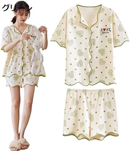 ルームウェア レディース パジャマ 夏 秋 春 綿 キルトニット エアコットン コットンパジャマ 部屋着 寢巻き 便利服 レディース スリーパー ルームウェア 三分袖 ルーズ ワンピース カートゥーン カジュアル 少女 パジャマ｜Nartooston