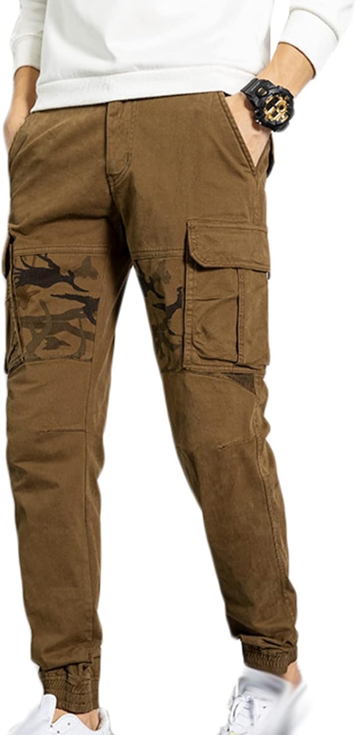 作業ズボン 男性用 カーゴパンツ 登山 釣り 大きサイズ対応 おしゃれ 快適 ワークマン ボトムス ミリタリーパンツ メンズ 快適 体型カバー 着心地よい チノパン 春夏秋 バイク 普段着 コーヒー/|Nartooston