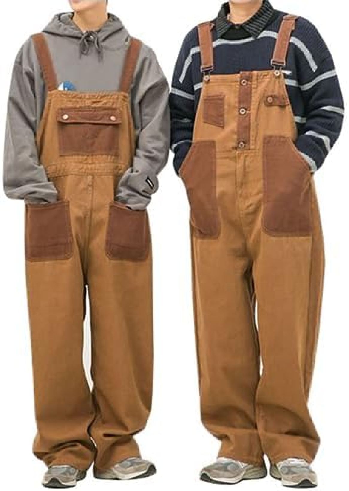 サロペット オーバーオール メンズ オールインワン ワイドパンツ つなぎ カーゴパンツ 両面着 サスペンダージーンズアメカジ ゆったり カジュアルパンツ 作業服 大きいサイズ｜Nartooston