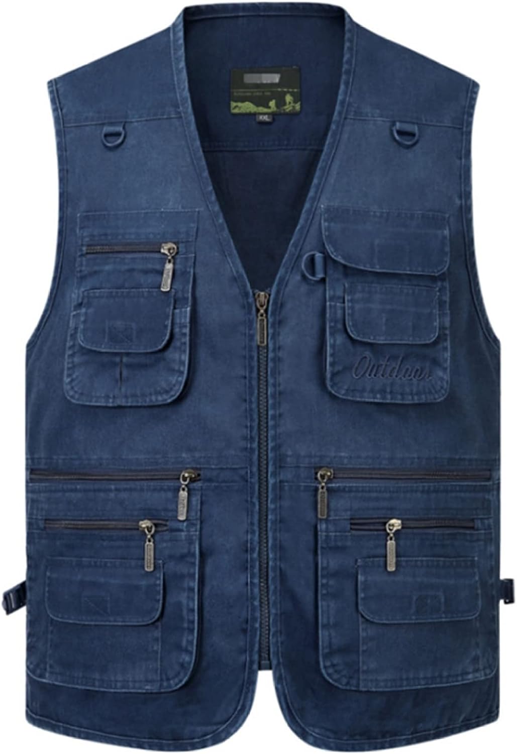 ベスト XL~7XL 無地 メンズ ゆったり ノースリーブ ジャケット おしゃれ ミリタリー ワークべスト カジュアル フィッシングベスト 大きいサイズ 男女兼用 春 夏 秋 アウトドアベスト マルチ｜Nartooston
