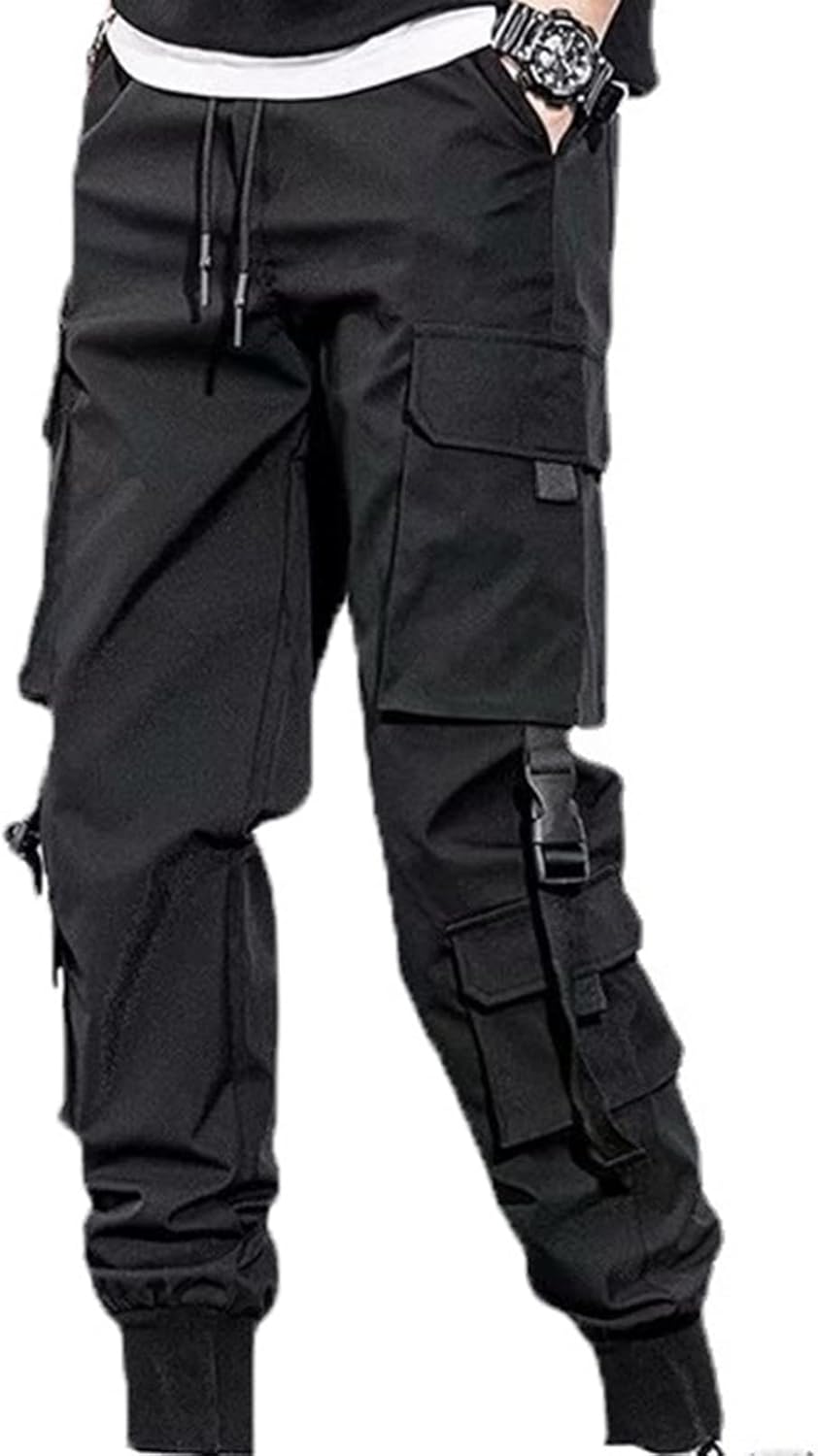 メンズ カーゴパンツ マルチポケット サルエルパンツ 男性 ジョガーパンツ 機能性 デザイン性 大きいサイズ ストリート系 オシャレ ヒップホップ ダンスウェア カジュアル ゆったり オシャ ボトムズ|Nartooston