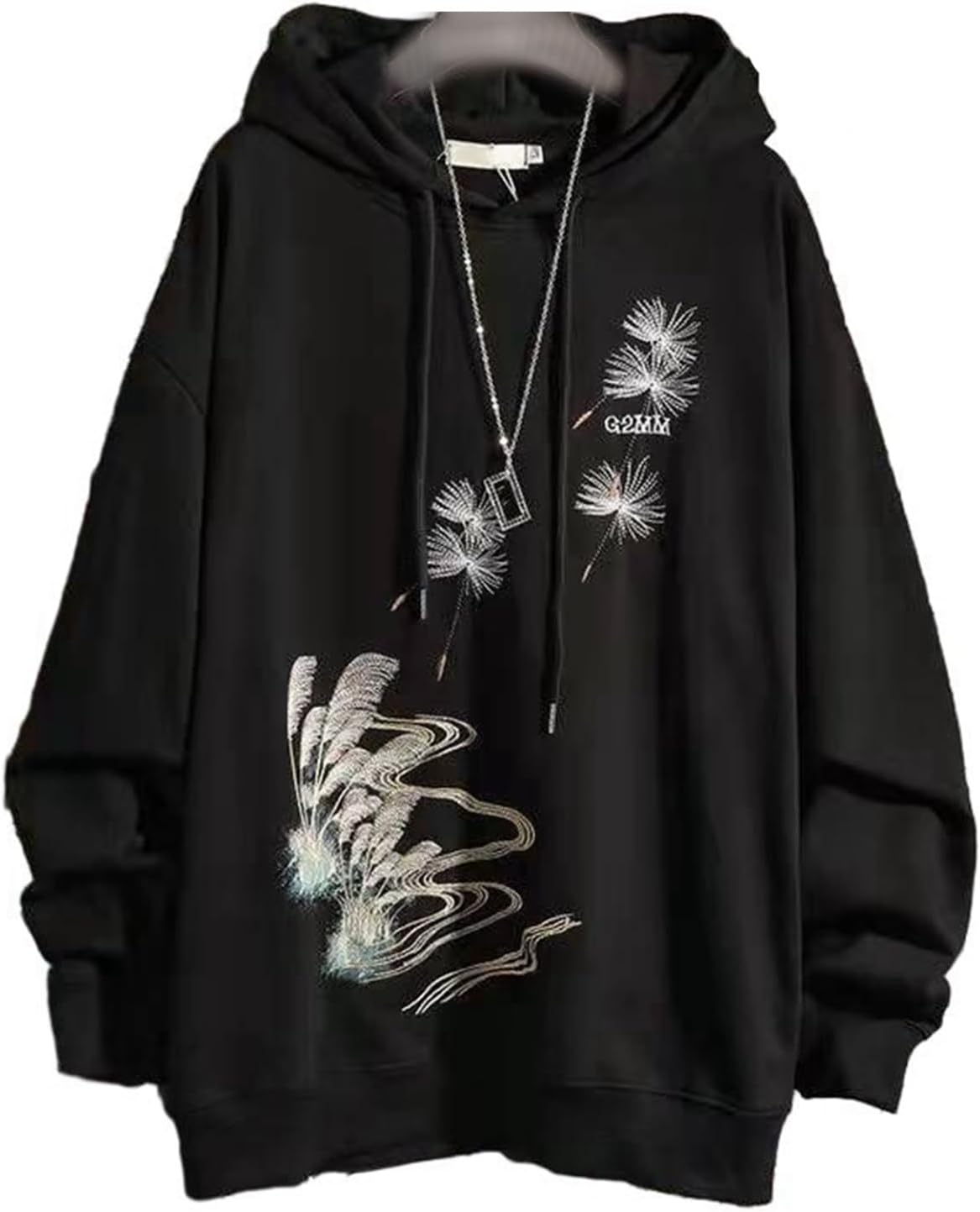メンズ パーカー 5xl たんぽぽ フルオーバー 長袖 男女兼用 ドローストリング付き 裏起毛 タンポポ 春秋 冬物 おおきいサイズ ビックシルエット 防風 中華風 ペアルック トラベル 通勤通学 ホ｜Nartooston