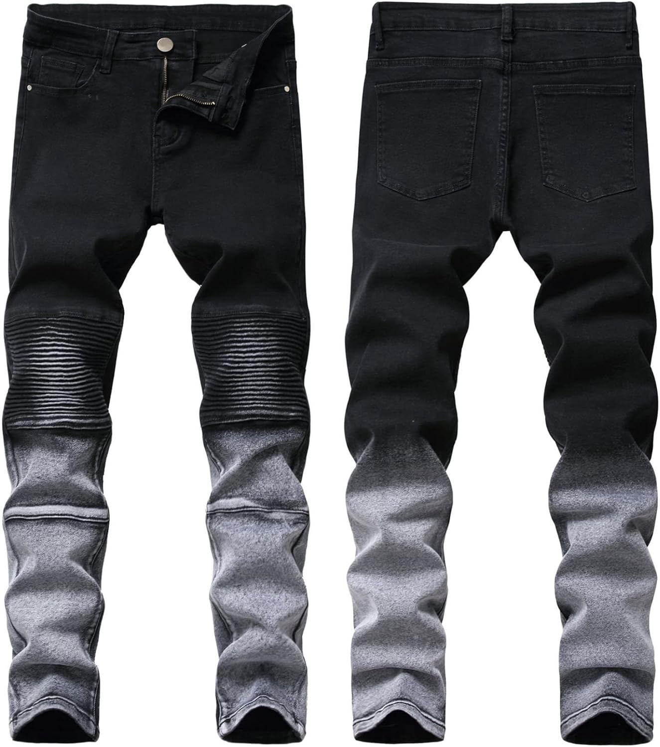 デニムパンツ ジーンズ メンズ 美脚 グラデーション ウォッシュ加工 ストレッチ デニム JEANS 男性 ズボン ロングパンツ 大人 ストリート系 カッコイイ トレンド 厚い 立体裁断 定番 リラッ｜Nartooston 12,040円