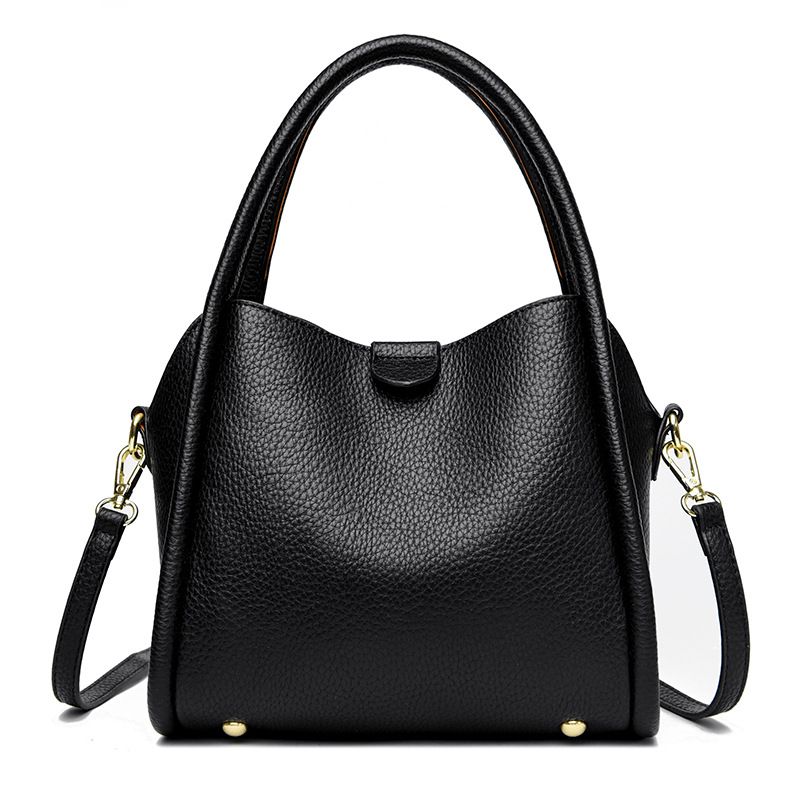 ハンドバッグ レディース トートバッグ バケツ型 2way ショルダーバッグ シボ加工 自立 撥水 上品 通勤 冠婚葬祭 きれいめ フォーマル ギフト