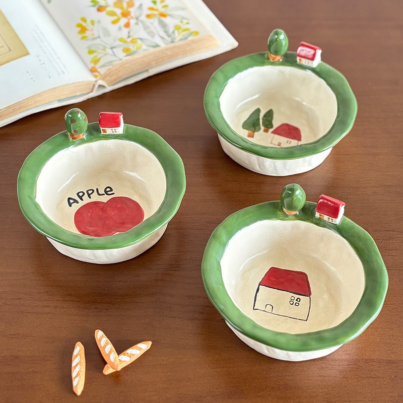 小鉢 陶器 手作り風 サラダボウル おしゃれ デザートカップ フルーツ皿 ヨーグルトボウル 北欧風 雑貨 カフェ食器 スープボウル 菓子鉢 副菜皿 インテリア 贈り物 5.5インチ 電子レンジ 食洗機