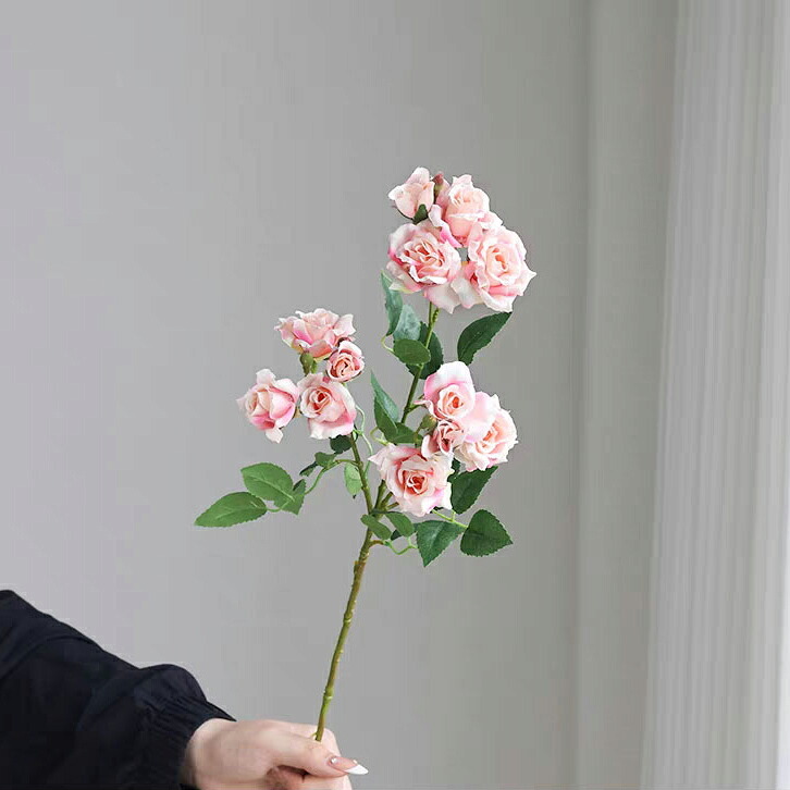 造花 バラ 薔薇 インテリア 部屋 飾り アートフラワー フェイクフラワー 枯れない花 リアル 小さめ ミニ 手作り 華やか 結婚式 お祝い 玄関 リビング 卓上 デコレーション 撮影 小道具 ギフト
