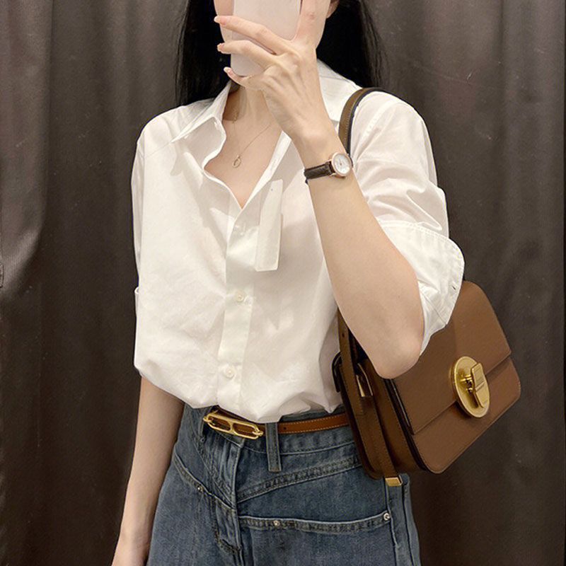 ブラウス レディース 長袖 シャツ オフィス 通勤 事務服 襟付き トップス カジュアル きれいめ ゆったり 無地 おしゃれ 春 夏 秋 冬 大人 30代 40代 50代 ビジネス 就活 シンプル 清