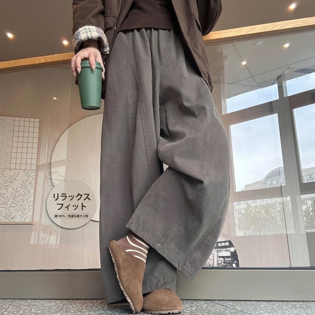 ワイドパンツ メンズ カーゴパンツ レディース ゆったり ワークパンツ 大きいサイズ バルーンパンツ ミリタリー 太め ストレート カジュアル アメカジ 春 秋 冬 楽ちん ボトムス ズボン 無地 お