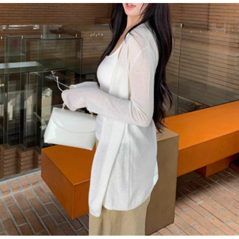 レディース ニット カーディガン UVカット 日焼け止め 衣類 薄手 夏ニット 軽量 透け感 紫外線対策 冷房対策 海辺 リゾート ビーチニット ビーチカーディガン カジュアル おしゃれ ソフトタッチ
