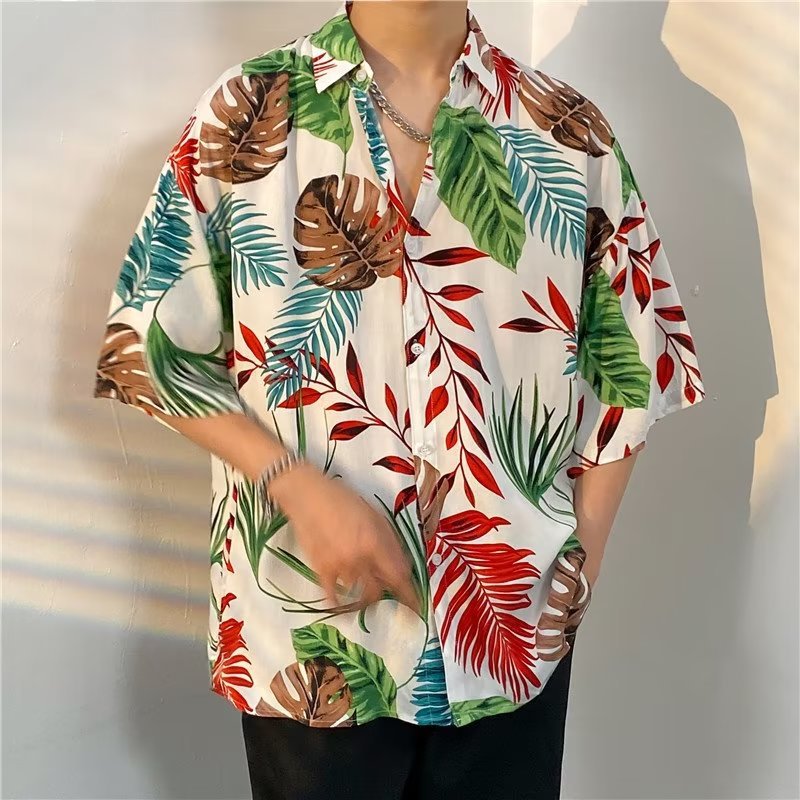 アロハシャツ メンズ 半袖 柄シャツ ボタニカル 総柄 リゾート ハワイアンシャツ レディース オープンカラー ゆったり レトロ ビーチ カジュアル 夏服 軽い 速乾 トップス ストリート 祭り 旅行