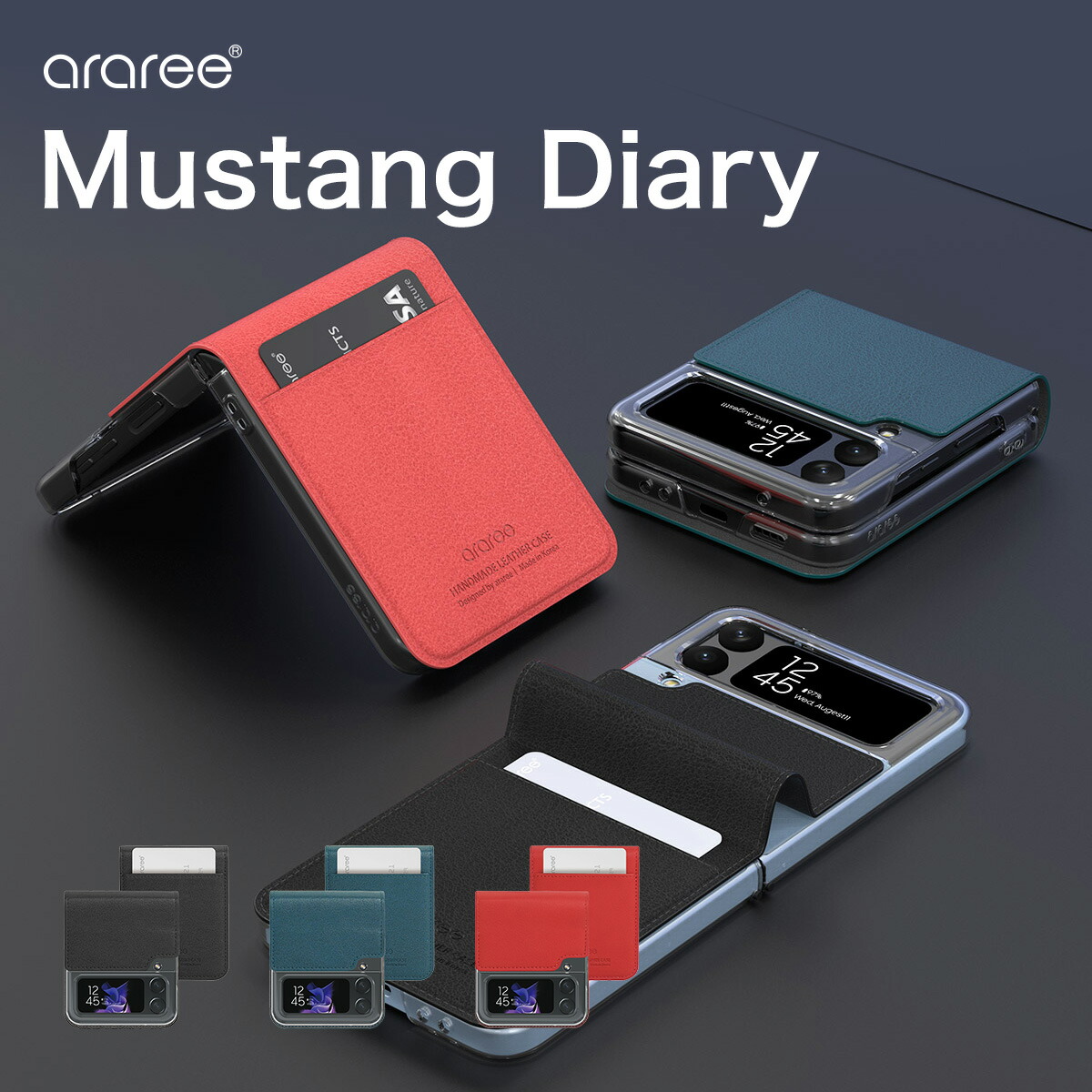 【楽天市場】Galaxy Z Flip4 5G ケース 手帳型 カバー 手帳型 薄型 レザー スマホケース カバー ベルト マグネット なし