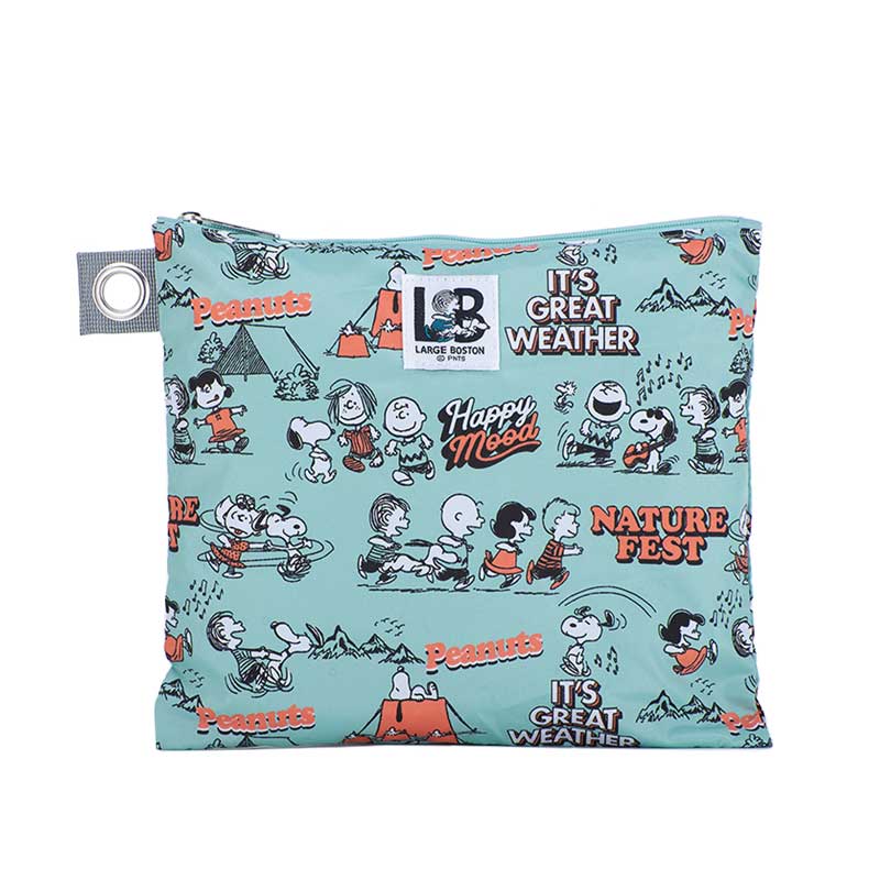 楽天市場 ss Soleil Peanuts ラージボストン 4柄 ピーナッツ スヌーピー スパイク ベーシックカラー ソレイユ 旅行 トラベル 大きめ ポケッタブル コンシェルジュ楽天市場店 ヘミングス エコバッグ ショッピングバッグ オフィスアイテム M4 Concierge 楽天市場店