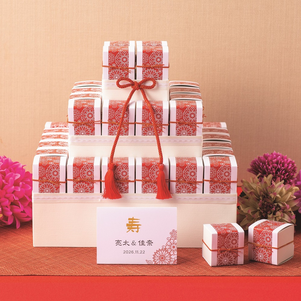 【36コ】プチギフト お菓子 宴の縁３６個セット ウェルカムボード 結婚式 ウェディング 名入れ 演出 こんぺいとう 金平糖 和 和風